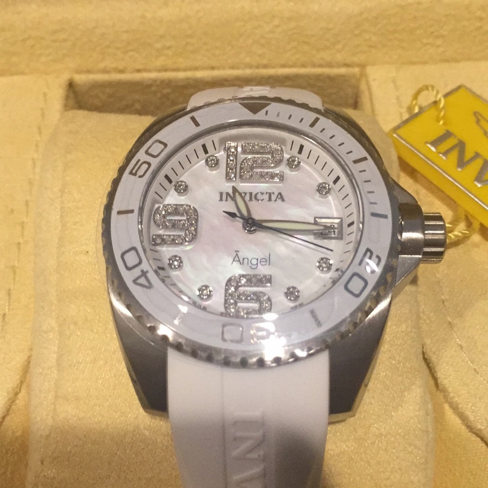 Invicta women’s diamond watch, angel collection